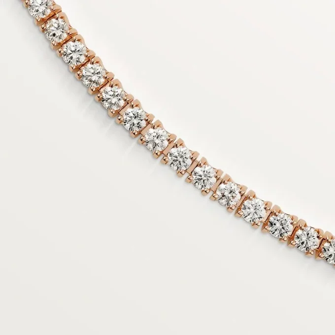 Essential Lines-halskjede – Rosagull, diamanter – Cartier