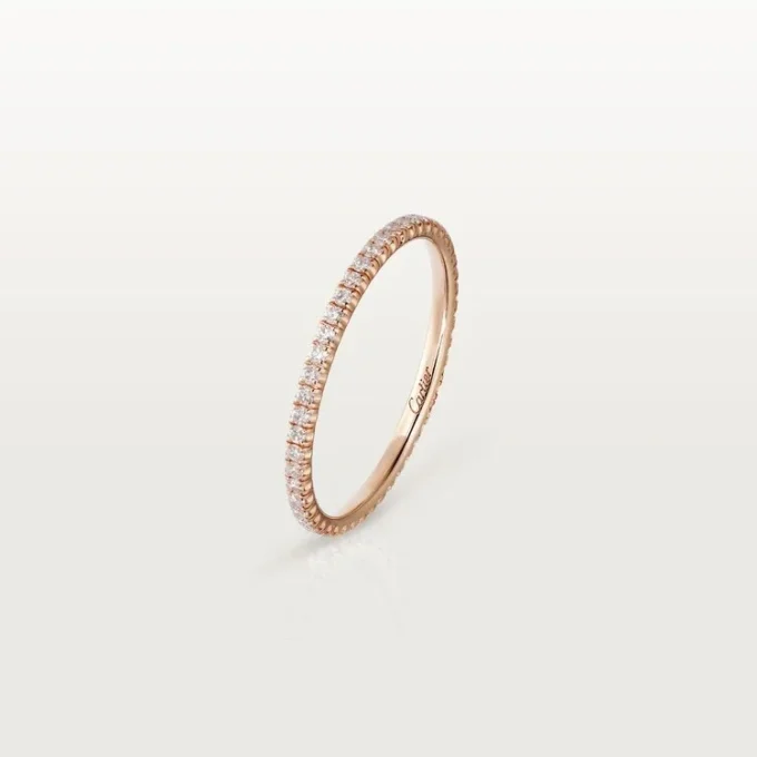 Etincelle De Cartier giftering, 1,5 mm bred, pavé Etincelle De Cartier giftering, 1,5 mm bred, pavé