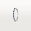 Etincelle De Cartier gifteringsbånd – platina, safirer, diamanter – Cartier