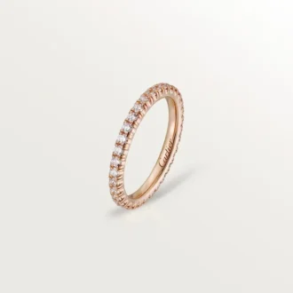 Etincelle De Cartier gifteringsbånd – rosa gull, diamanter – Cartier