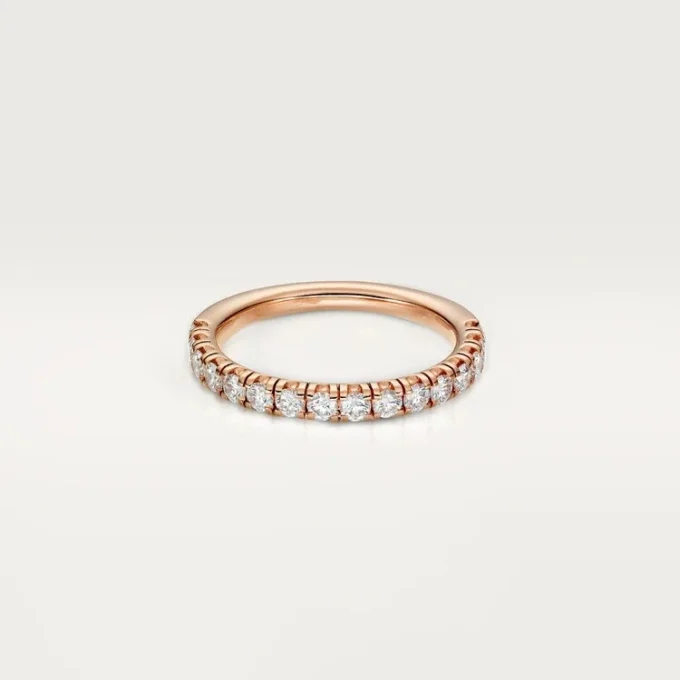 Etincelle De Cartier gifteringsbånd – rosa gull, diamanter – Cartier