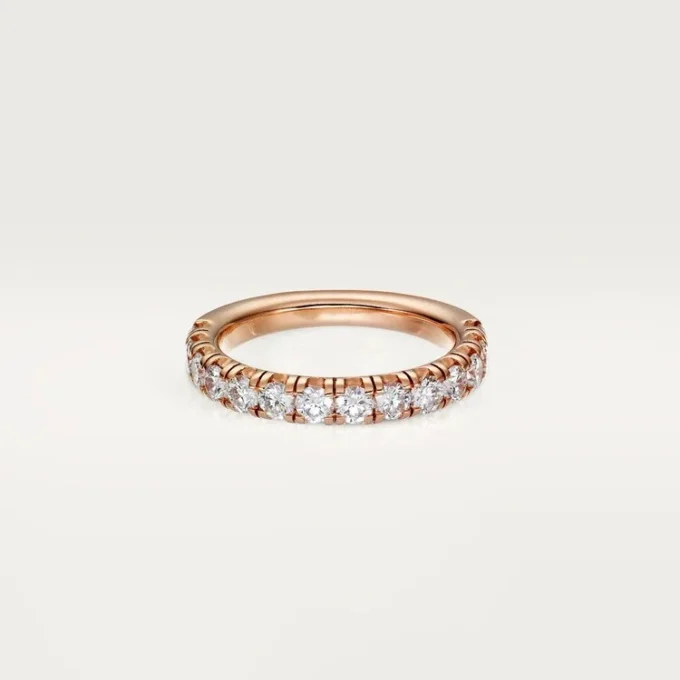 Etincelle De Cartier gifteringsbånd – rosa gull, diamanter – Cartier