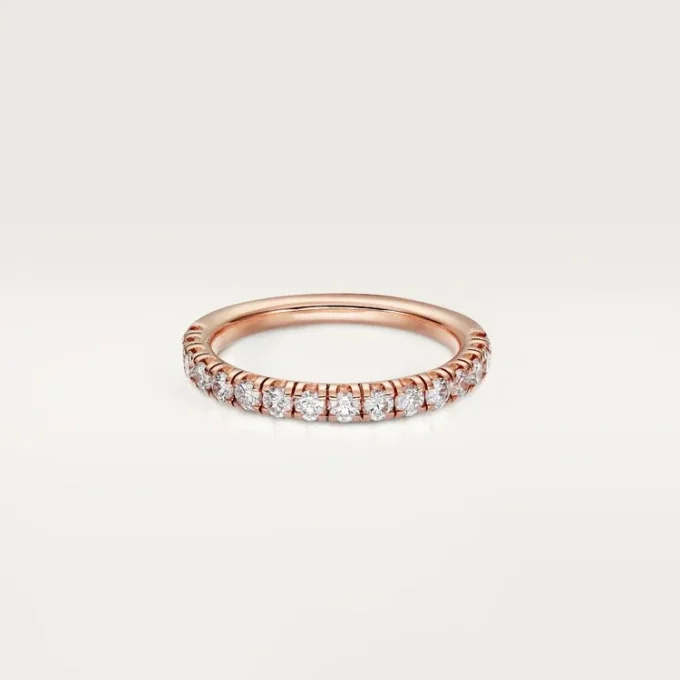 Etincelle De Cartier gifteringsbånd – rosa gull, diamanter – Cartier