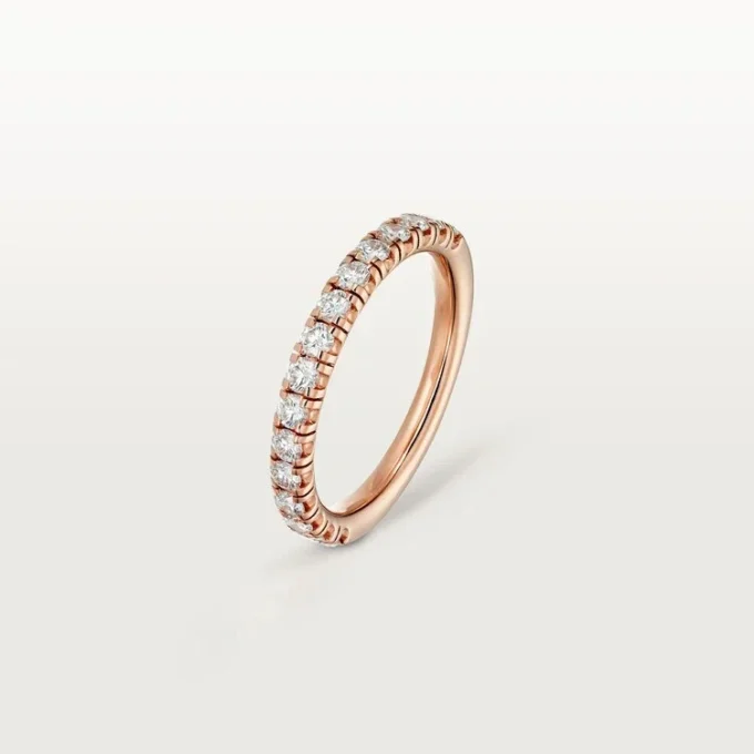 Etincelle De Cartier gifteringsbånd – rosa gull, diamanter – Cartier