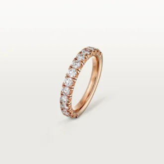Etincelle De Cartier gifteringsbånd – rosa gull, diamanter – Cartier