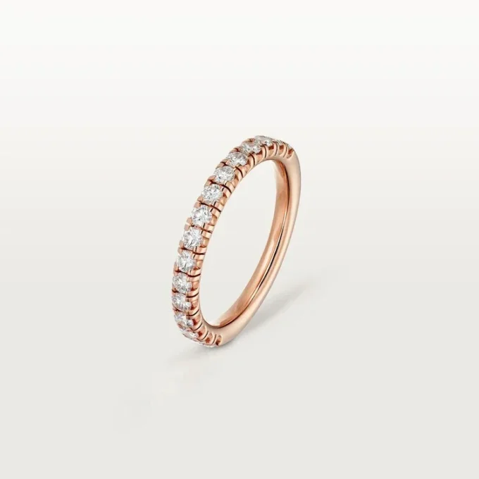 Etincelle De Cartier gifteringsbånd – rosa gull, diamanter – Cartier