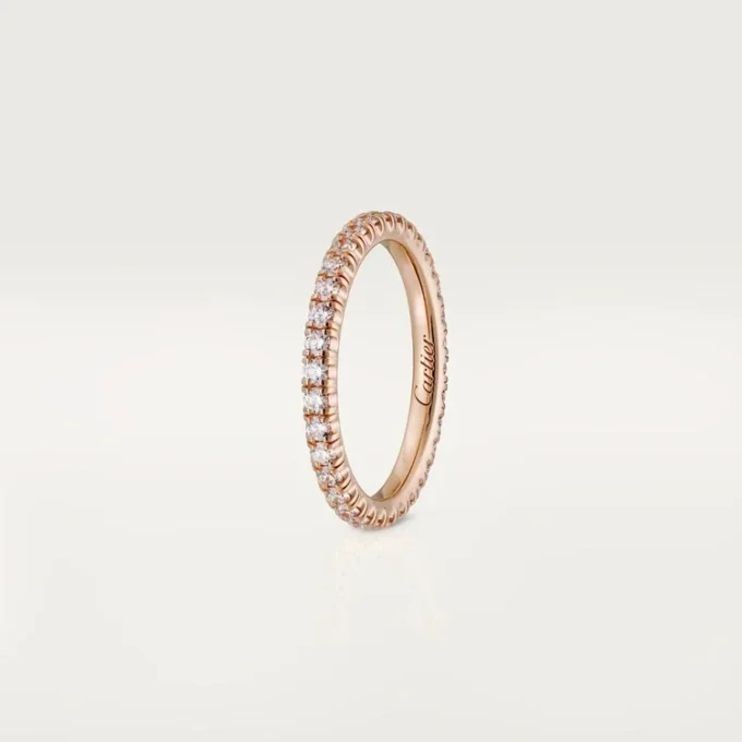Etincelle De Cartier gifteringsbånd – rosa gull, diamanter – Cartier
