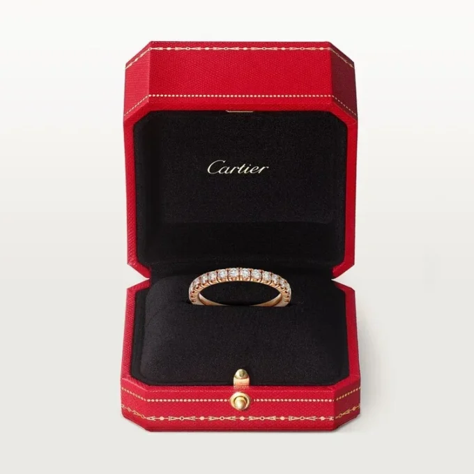 Etincelle De Cartier gifteringsbånd – rosa gull, diamanter – Cartier