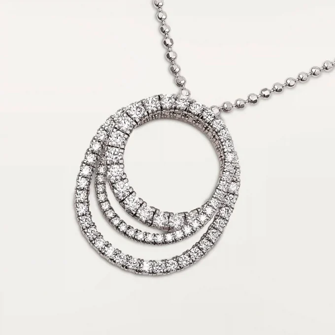 Etincelle De Cartier-halskjede – hvitt gull, diamanter – Cartier