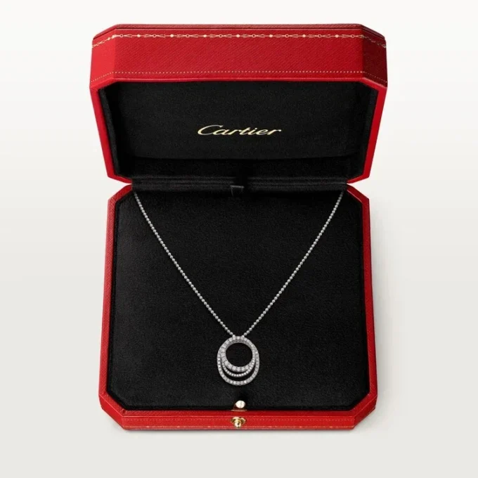 Etincelle De Cartier-halskjede – hvitt gull, diamanter – Cartier