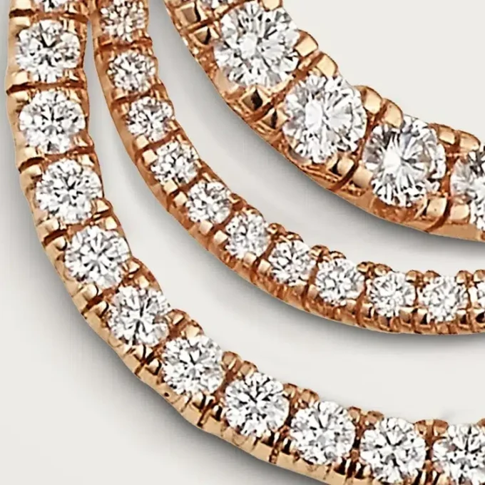 Etincelle De Cartier halskjede – Rosagull, diamanter – Cartier