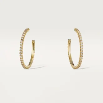 Etincelle De Cartier øreringer – gult gull, diamanter – Cartier