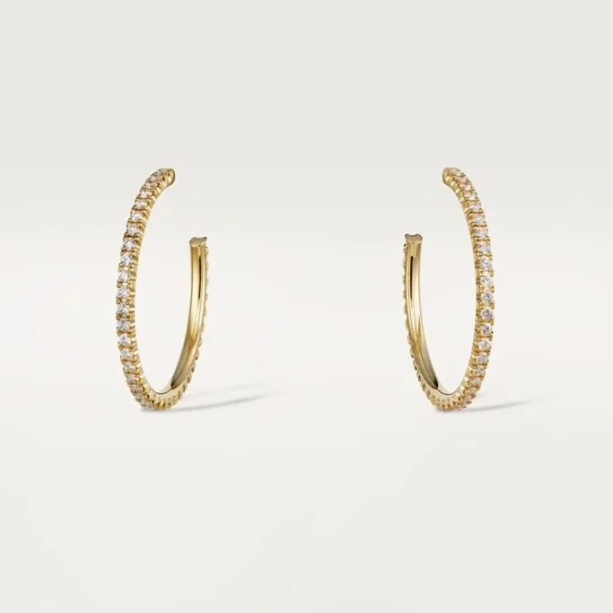 Etincelle De Cartier øreringer – gult gull, diamanter – Cartier