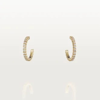 Etincelle De Cartier øreringer – gult gull, diamanter – Cartier
