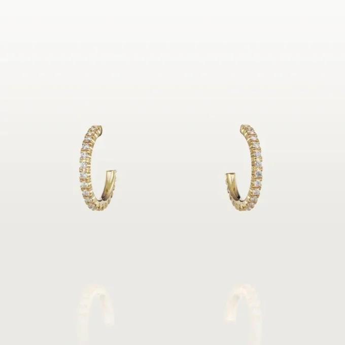 Etincelle De Cartier øreringer – gult gull, diamanter – Cartier