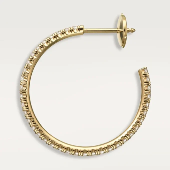 Etincelle De Cartier øreringer – gult gull, diamanter – Cartier