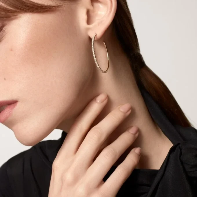 Etincelle De Cartier øreringer – gult gull, diamanter – Cartier