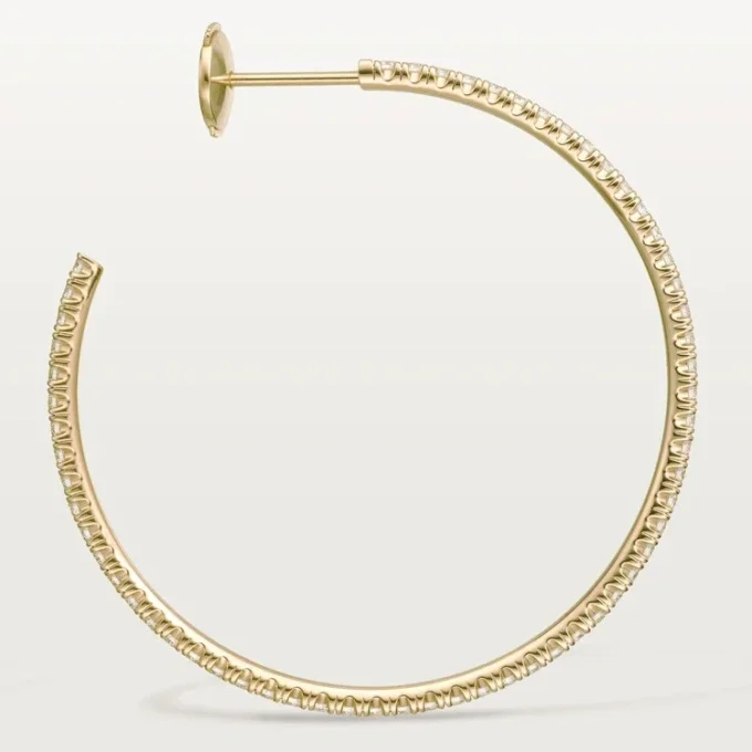 Etincelle De Cartier øreringer – gult gull, diamanter – Cartier