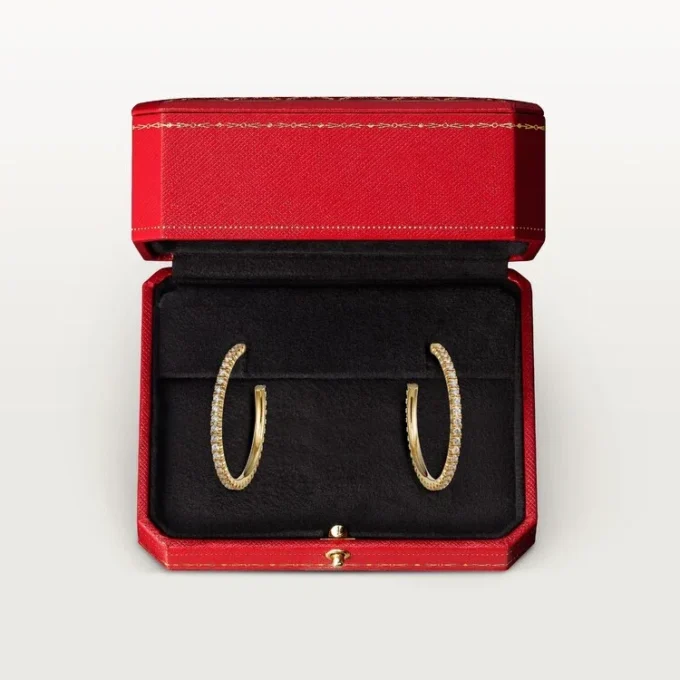 Etincelle De Cartier øreringer – gult gull, diamanter – Cartier