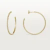 Etincelle De Cartier øreringer – gult gull, diamanter – Cartier