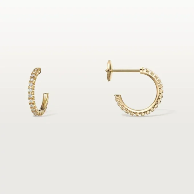 Etincelle De Cartier øreringer – gult gull, diamanter – Cartier