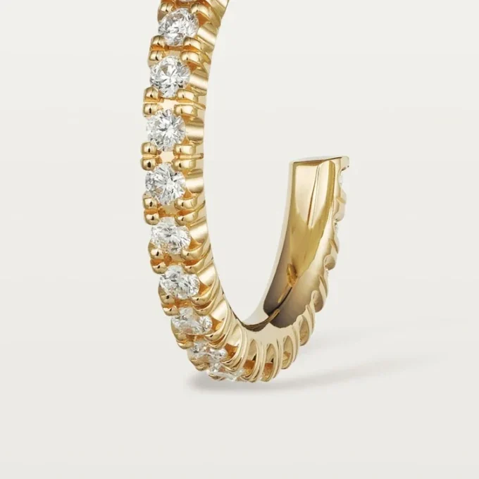 Etincelle De Cartier øreringer – gult gull, diamanter – Cartier