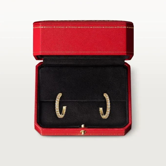 Etincelle De Cartier øreringer – gult gull, diamanter – Cartier