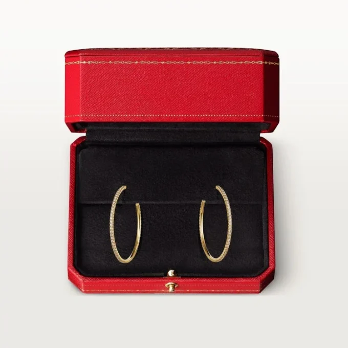 Etincelle De Cartier øreringer – gult gull, diamanter – Cartier