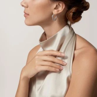 Etincelle De Cartier øreringer – hvitt gull, diamanter – Cartier