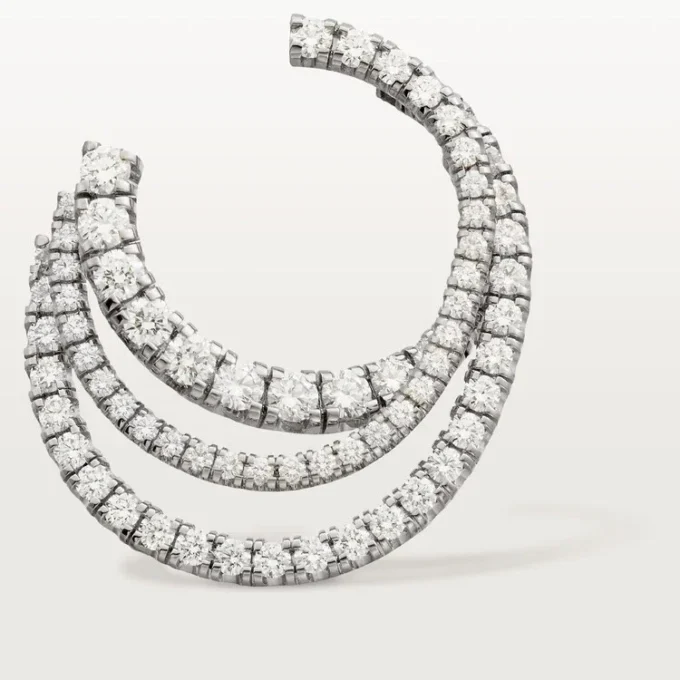 Etincelle De Cartier øreringer – hvitt gull, diamanter – Cartier