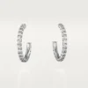 Etincelle De Cartier øreringer, liten modell – hvitt gull, diamanter – Cartier