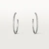 Etincelle De Cartier øreringer, mellomstor modell – hvitt gull, diamanter – Cartier