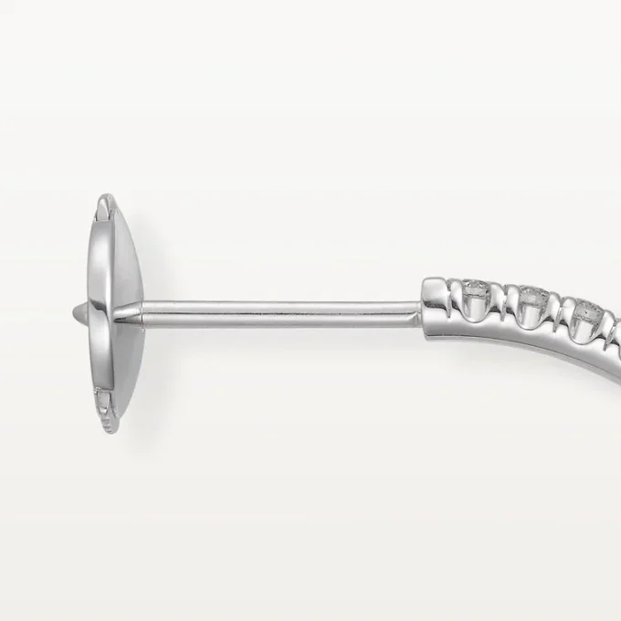 Etincelle De Cartier øreringer, mellomstor modell – hvitt gull, diamanter – Cartier