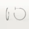 Etincelle De Cartier øreringer, mellomstor modell – hvitt gull, diamanter – Cartier