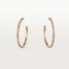 Etincelle De Cartier øreringer – rosa gull, diamanter – Cartier