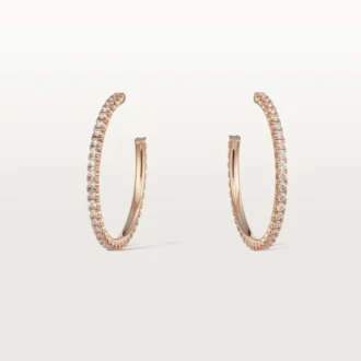 Etincelle De Cartier øreringer – rosa gull, diamanter – Cartier