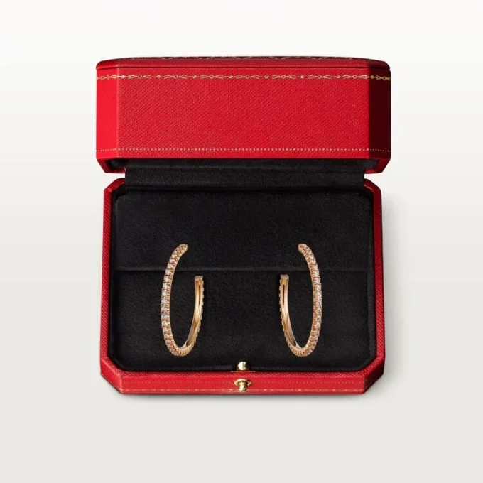 Etincelle De Cartier øreringer – rosa gull, diamanter – Cartier