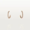 Etincelle De Cartier øreringer – Rosagull, diamanter – Cartier