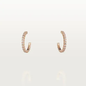 Etincelle De Cartier øreringer – Rosagull, diamanter – Cartier
