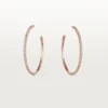 Etincelle De Cartier øreringer – Rosagull, diamanter – Cartier
