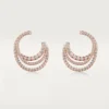 Etincelle De Cartier øreringer – Rosagull, diamanter – Cartier