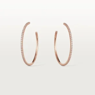 Etincelle De Cartier øreringer – Rosagull, diamanter – Cartier