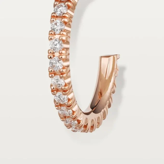 Etincelle De Cartier øreringer – Rosagull, diamanter – Cartier