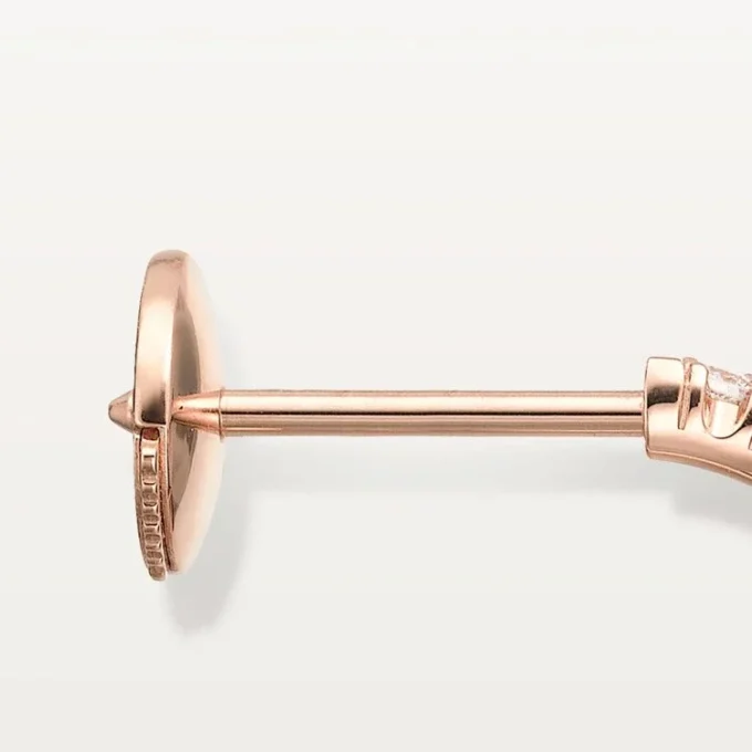 Etincelle De Cartier øreringer – Rosagull, diamanter – Cartier