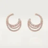 Etincelle De Cartier øreringer – Rosagull, diamanter – Cartier