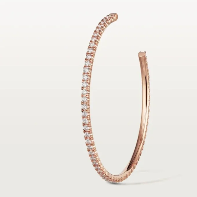 Etincelle De Cartier øreringer – Rosagull, diamanter – Cartier