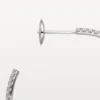 Etincelle De Cartier-øreringer, stor modell – hvitt gull, diamanter – Cartier