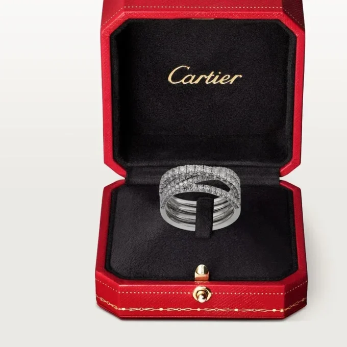 Etincelle De Cartier-ring – hvitt gull, diamanter – Cartier