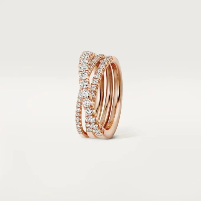 Etincelle De Cartier-ring – rosa gull, diamanter – Cartier