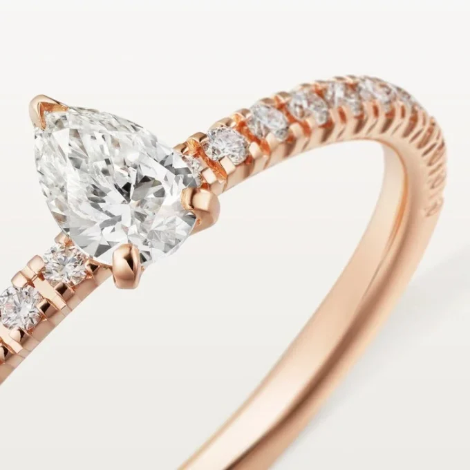Etincelle De Cartier-ring – rosa gull, diamanter – Cartier